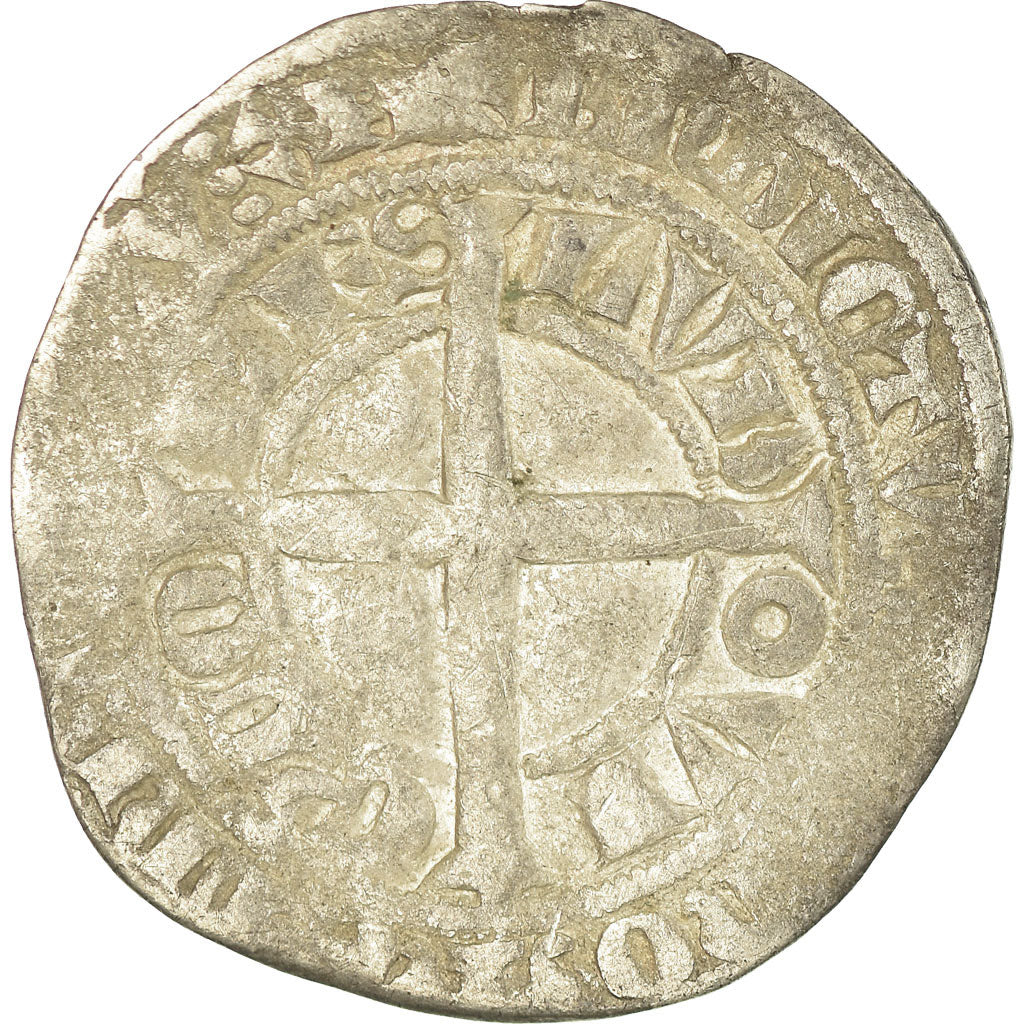 Moeda, França, Flanders, Louis II, Gros, VF(20-25), Prata, Boudeau:2230