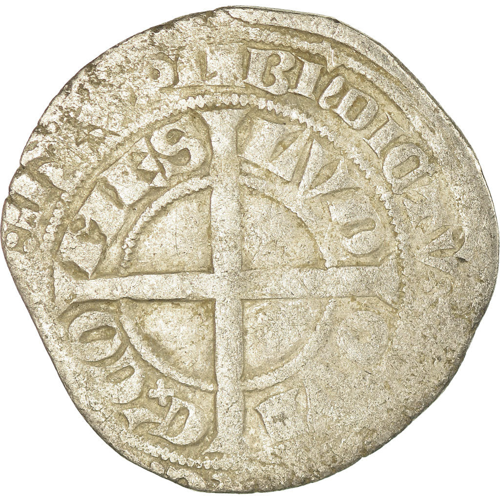 Coin, France, Flanders, Louis II, Gros, VF(20-25), Silver, Boudeau:2230