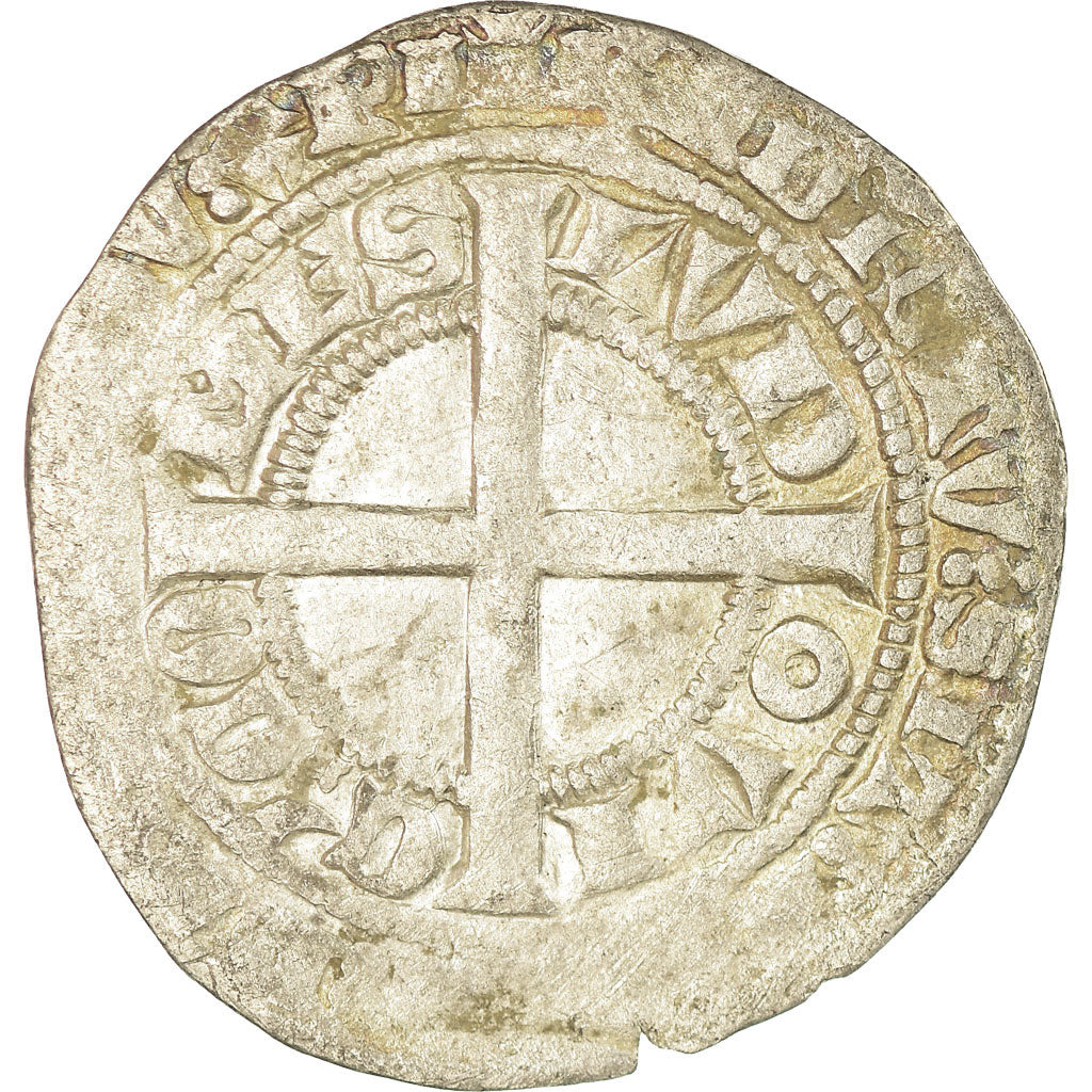 Moeda, França, Flanders, Louis II, Gros, VF(20-25), Prata, Boudeau:2230