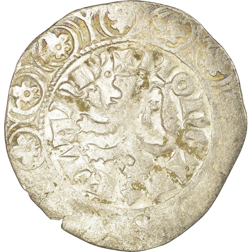 Moeda, França, Flanders, Louis II, Gros, VF(20-25), Prata, Boudeau:2230