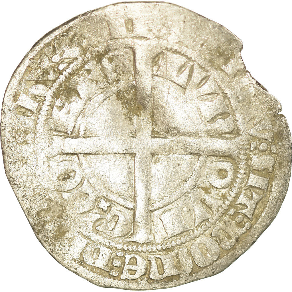 Moeda, França, Flanders, Louis II, Gros, VF(20-25), Prata, Boudeau:2230