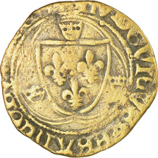 Coin, France, Louis XI, Blanc à la couronne, Romans, VF(30-35), Brass