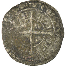 Moneda, Francia, Flanders, Louis II, Gros, BC, Plata, Boudeau:2230