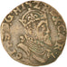 Coin, France, Philippe II, Liard, 1591, Arras, EF(40-45), Copper, Boudeau:1984