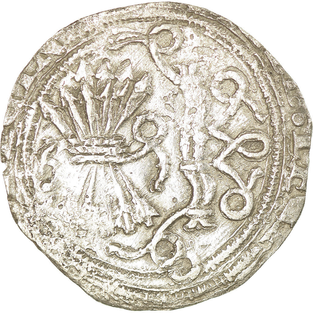 Moneda, España, Ferdinand & Isabella, Real, Seville, BC+, Plata