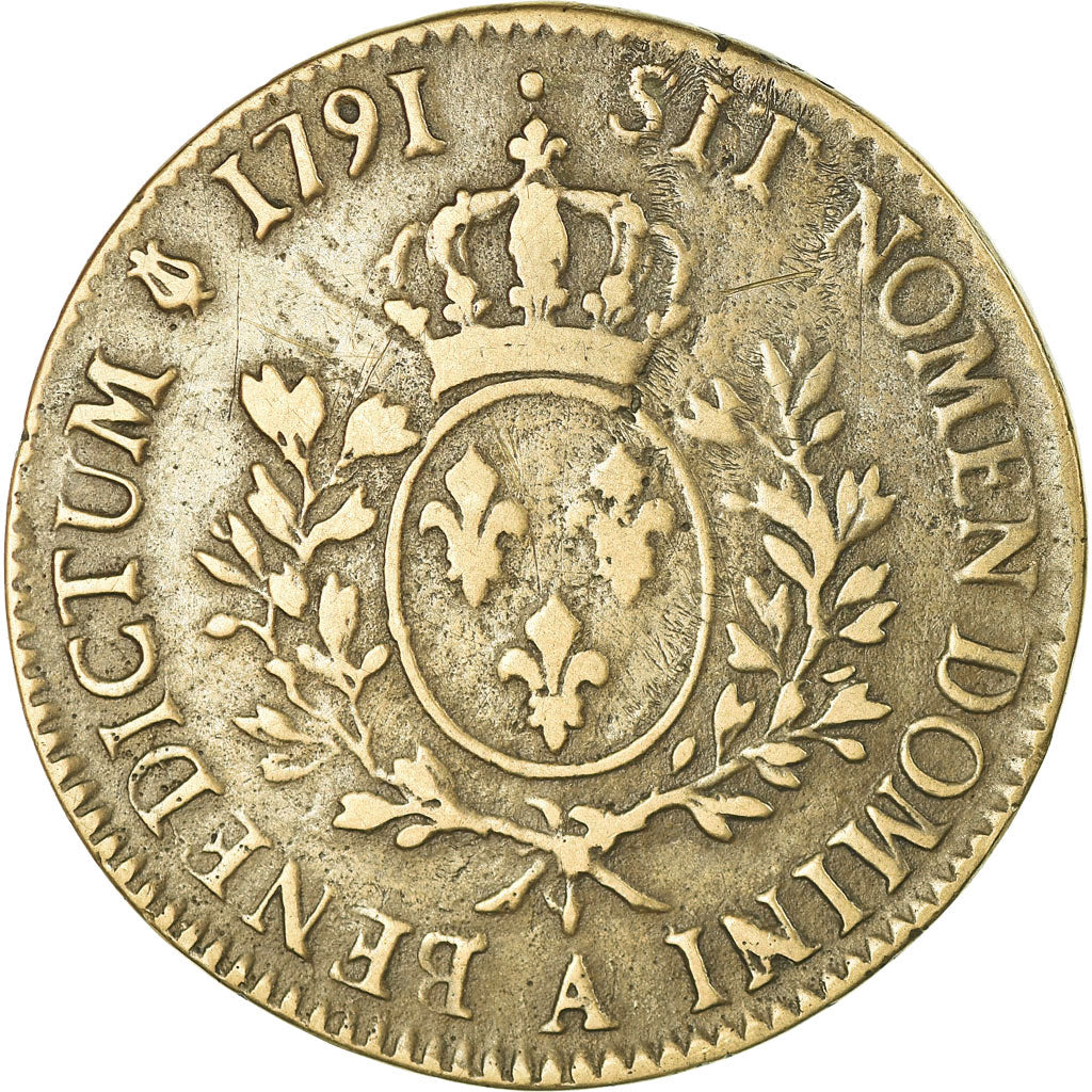 Coin, France, Louis XVI, Écu aux branches d'olivier, Ecu, 1791, Paris