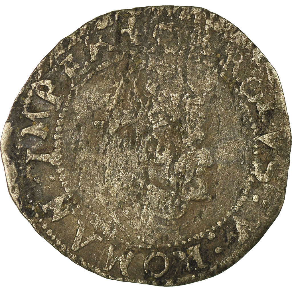 Moneta, Francja, Carolus, 1619, Besançon, VF(30-35), Srebro, Boudeau:1291