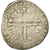Moneda, Francia, Flanders, Louis II, Gros, BC+, Plata, Boudeau:2230