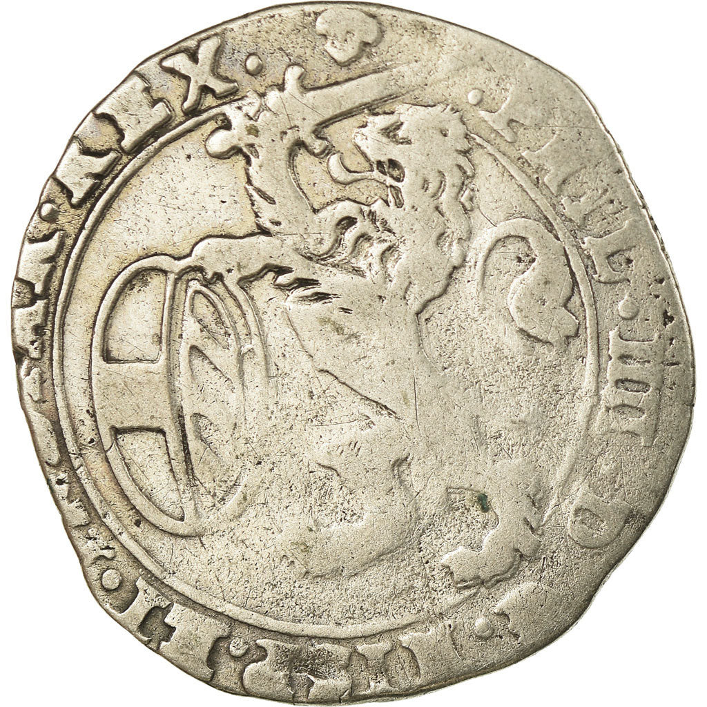 Coin, Belgium, Philippe IV d'Espagne, Escalin, 1624, Brussels, VF(30-35)