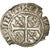 Coin, France, Charles VI, Demi Blanc Guénar, EF(40-45), Billon