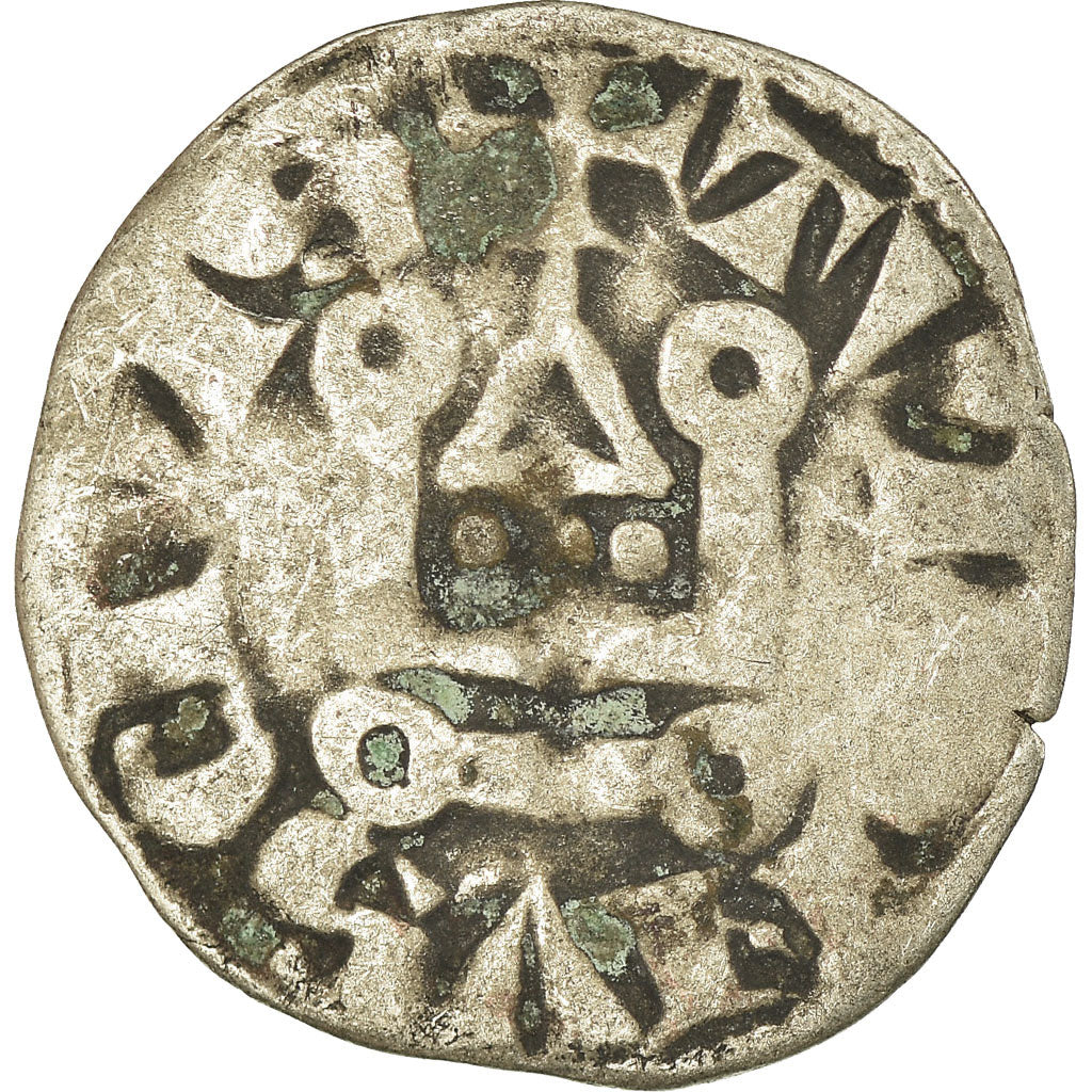 Moneda, Francia, Louis IX, Denier Tournois, BC+, Vellón, Duplessy:193