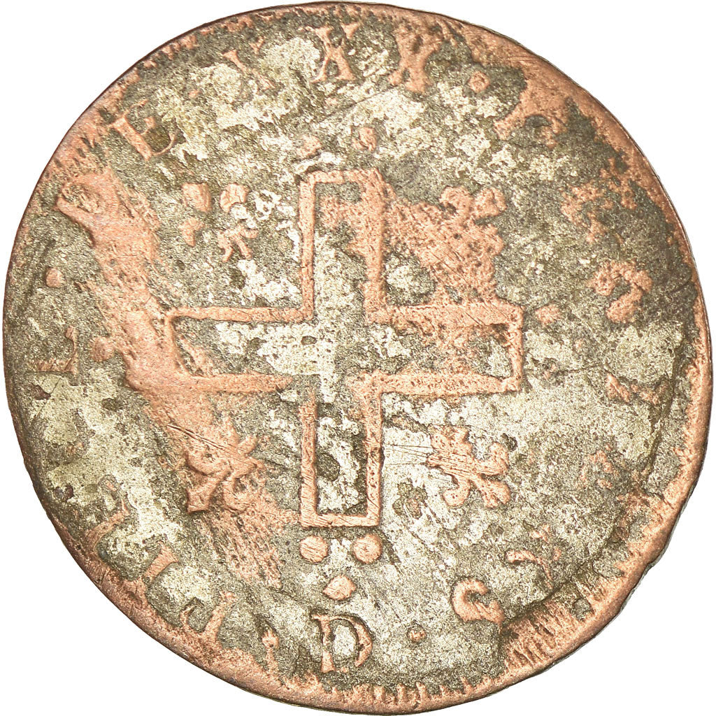 Münze, Frankreich, Louis XIV, XXX Deniers aux 2 L couronnés, 30 Deniers, 1711