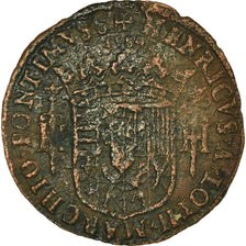 Francia, Token, Régions de France, Lorraine, Henry II, 1584, BC+, Cobre