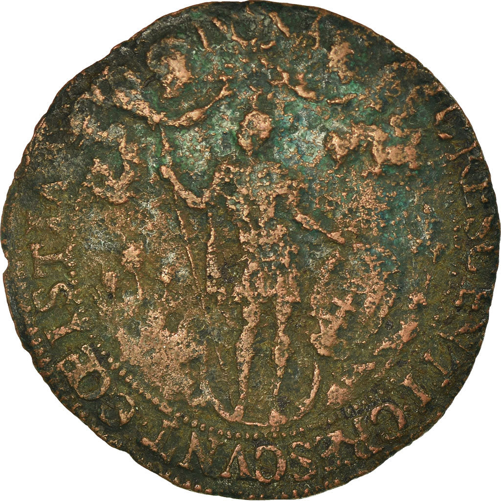 Francia, Token, Régions de France, Lorraine, Henry II, 1584, BC+, Cobre
