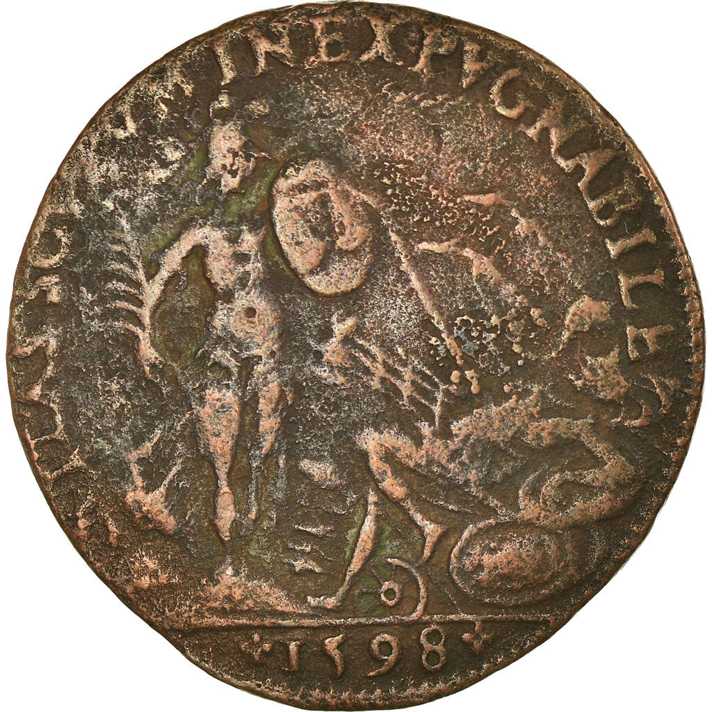 Francja, Token, Charles III de Lorraine, Polityka, społeczeństwo, wojna, 1598
