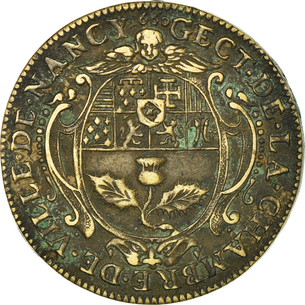 Frankreich, Token, Ville de Nancy, SS, Messing, Feuardent:7692