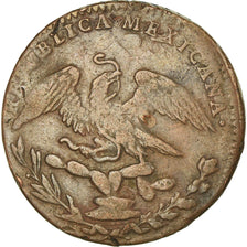 Moneda, México, 1/4 Real, Un Quarto/Una Quartilla, 1835, Mexico City, BC+