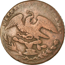 Coin, Mexico, 1/4 Real, Un Quarto/Una Quartilla, 1834, Mexico City, VF(20-25)