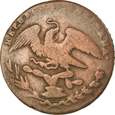 Monnaie, Mexique, 1/4 Real, Un Quarto/Una Quartilla, 1834, Mexico City, TB