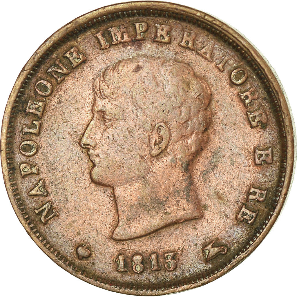 Moeda, ESTADOS ITALIANOS, KINGDOM OF NAPOLEON, Napoleon I, 3 Centesimi, 1813