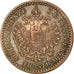 Münze, Österreich, Franz Joseph I, 5/10 Kreuzer, 1860, Vienna, SS+, Kupfer