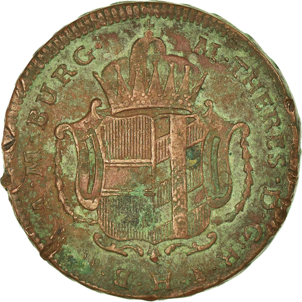 Monnaie, AUSTRIAN STATES, BURGAU, Maria Theresa, Kreuzer, 1772, Günzburg, TB+