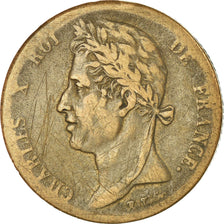 Coin, FRENCH COLONIES, Charles X, 10 Centimes, 1829, Paris, VF(20-25), Bronze