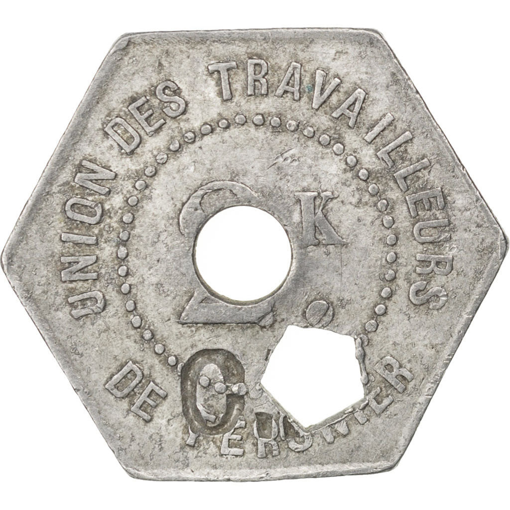 France, 2 Kilos, EF(40-45), Aluminium, Elie #20.3, 1.63
