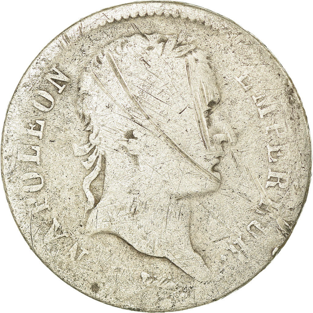 Premier Empire, 1 Franc au revers République 1808 Paris, KM 682.1