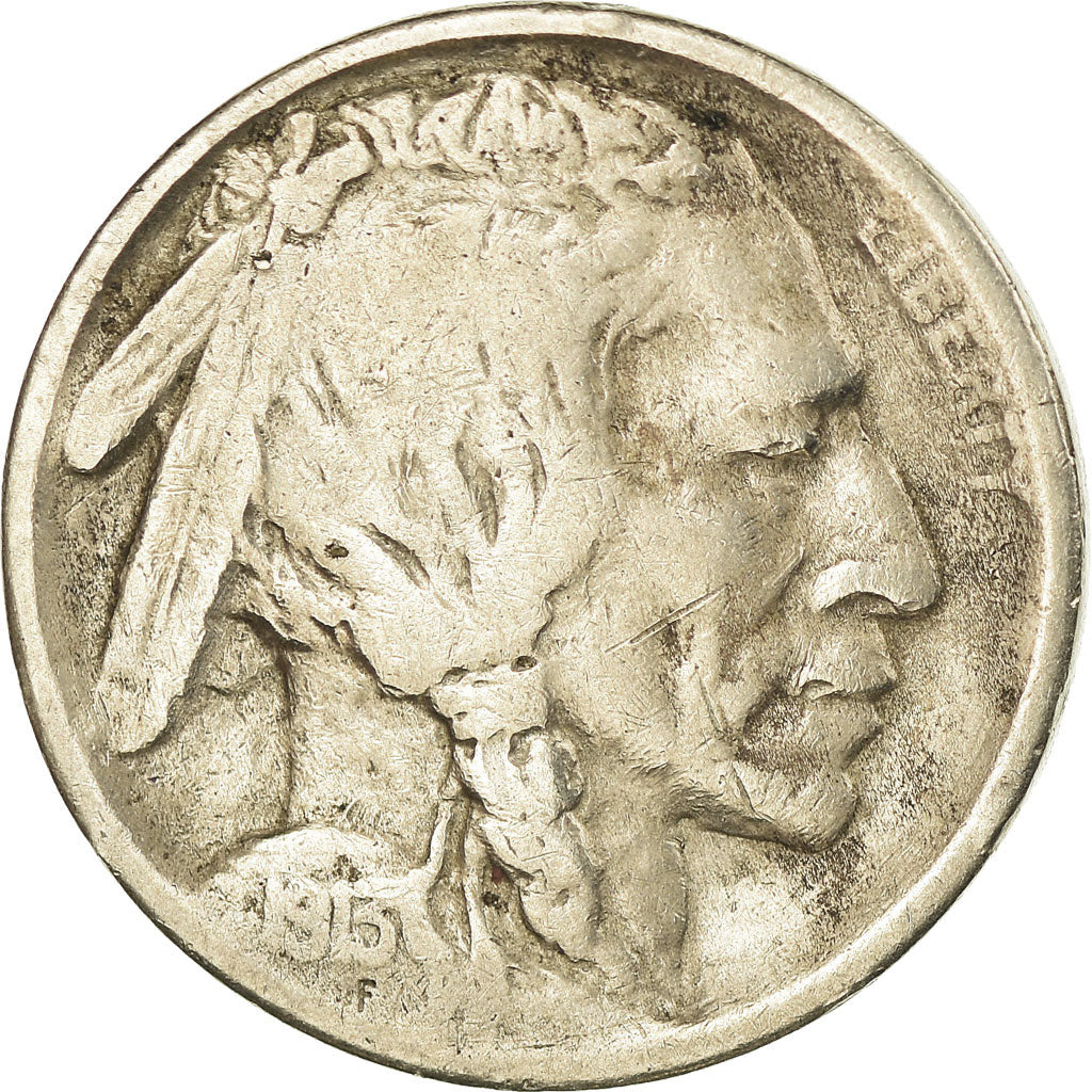 Coin, United States, Buffalo Nickel, 5 Cents, 1913, U.S. Mint, Philadelphia
