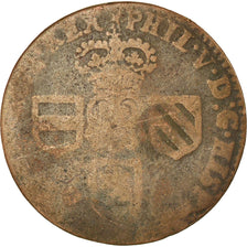 Monnaie, Pays-Bas espagnols, NAMUR, Philip V of Spain, Liard, 1710, Namur, TB