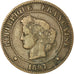 Coin, France, Cérès, 5 Centimes, 1897, Paris, EF(40-45), Bronze, KM:821.1