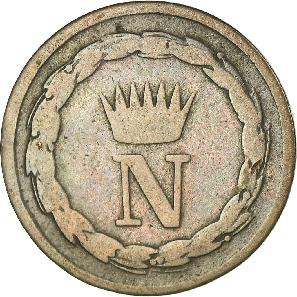 Moneda, Estados italianos, KINGDOM OF NAPOLEON, Napoleon I, 10 Centesimi, 1809