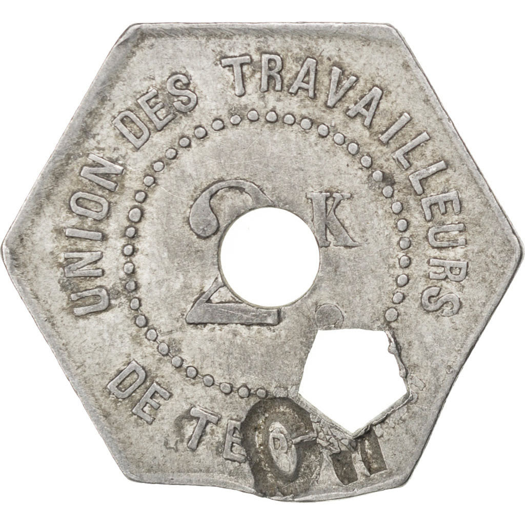 Coin, France, 2 Kilos, EF(40-45), Aluminium, Elie:20.3