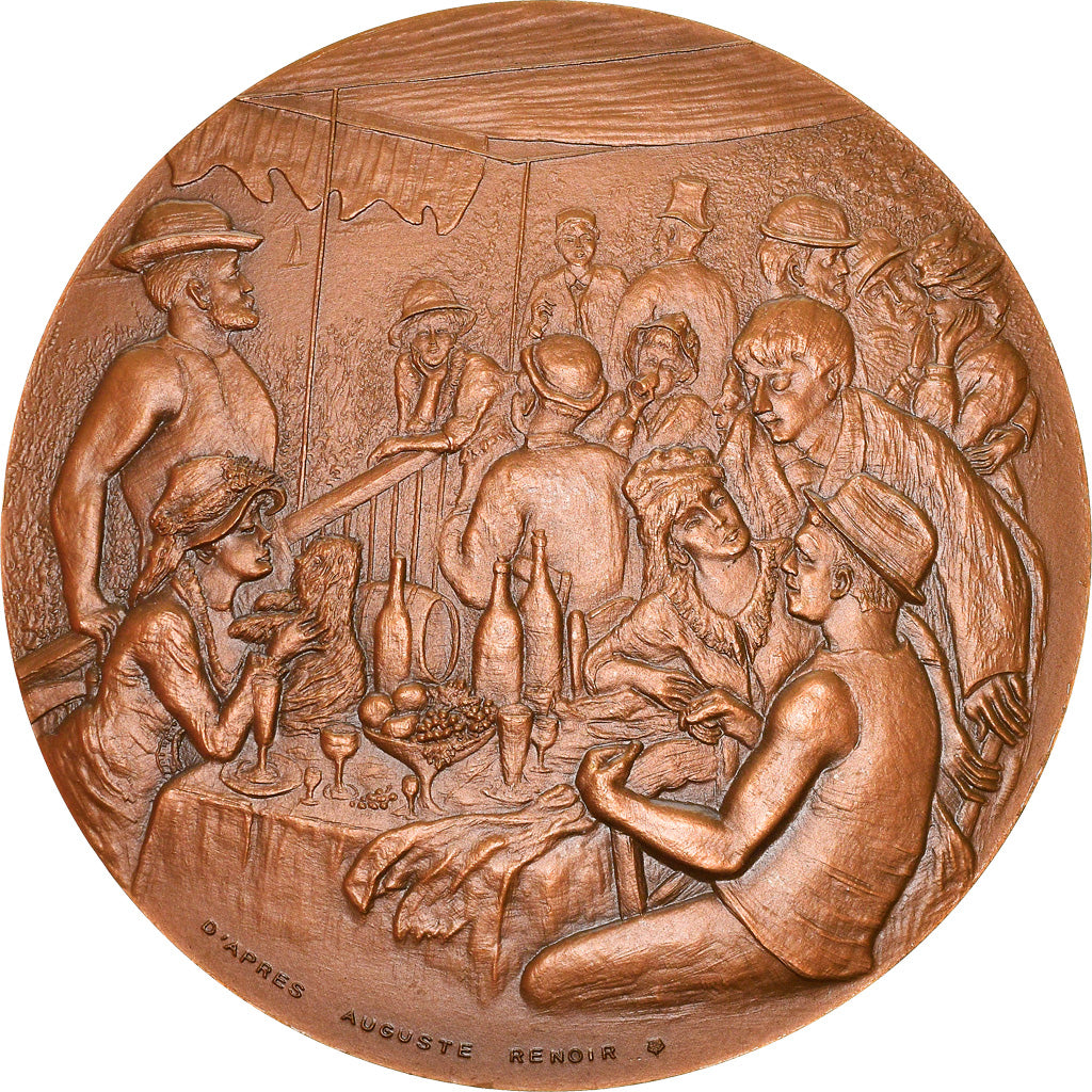 France, Médaille, Peinture, Le Déjeuner des Canotiers, Auguste Renoir, Arts &