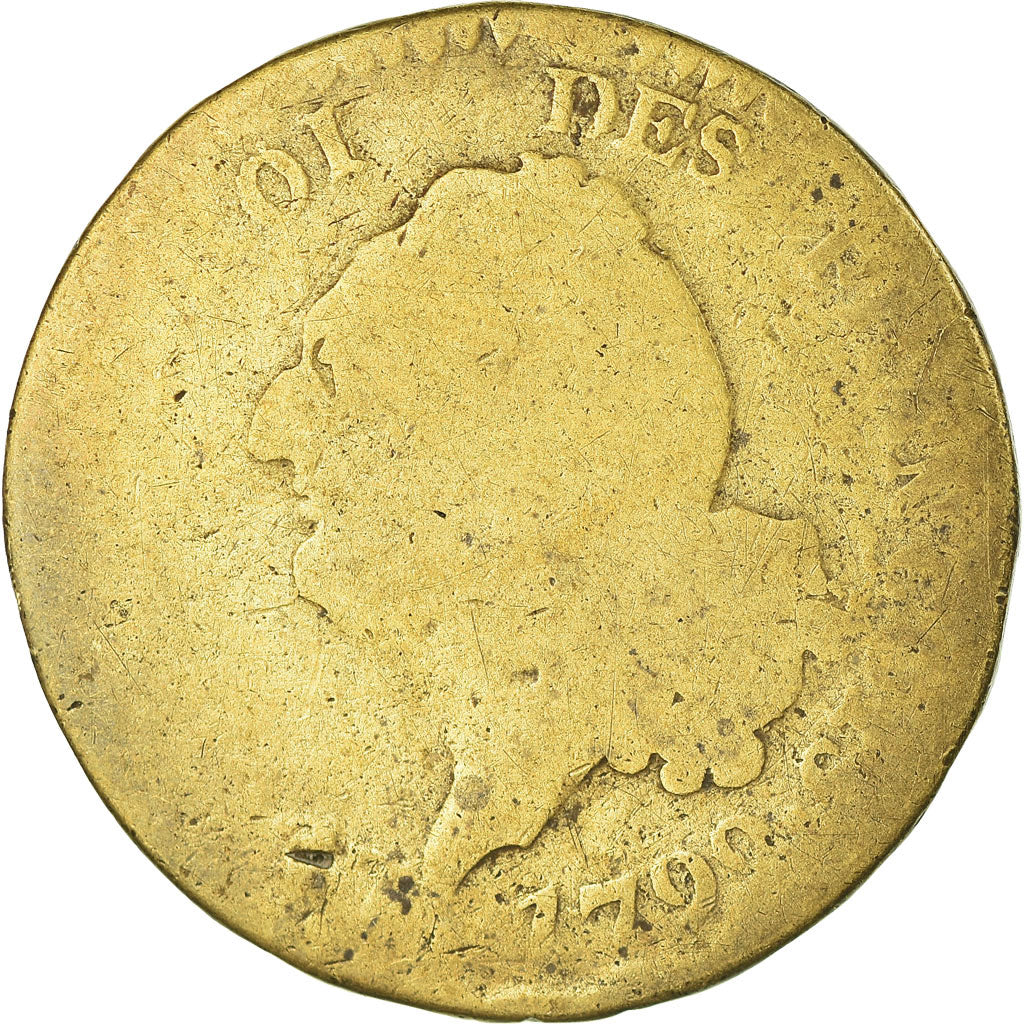 Coin, France, 30 sols françois, 30 Sols, 1792, Limoges, Contemporary forgery