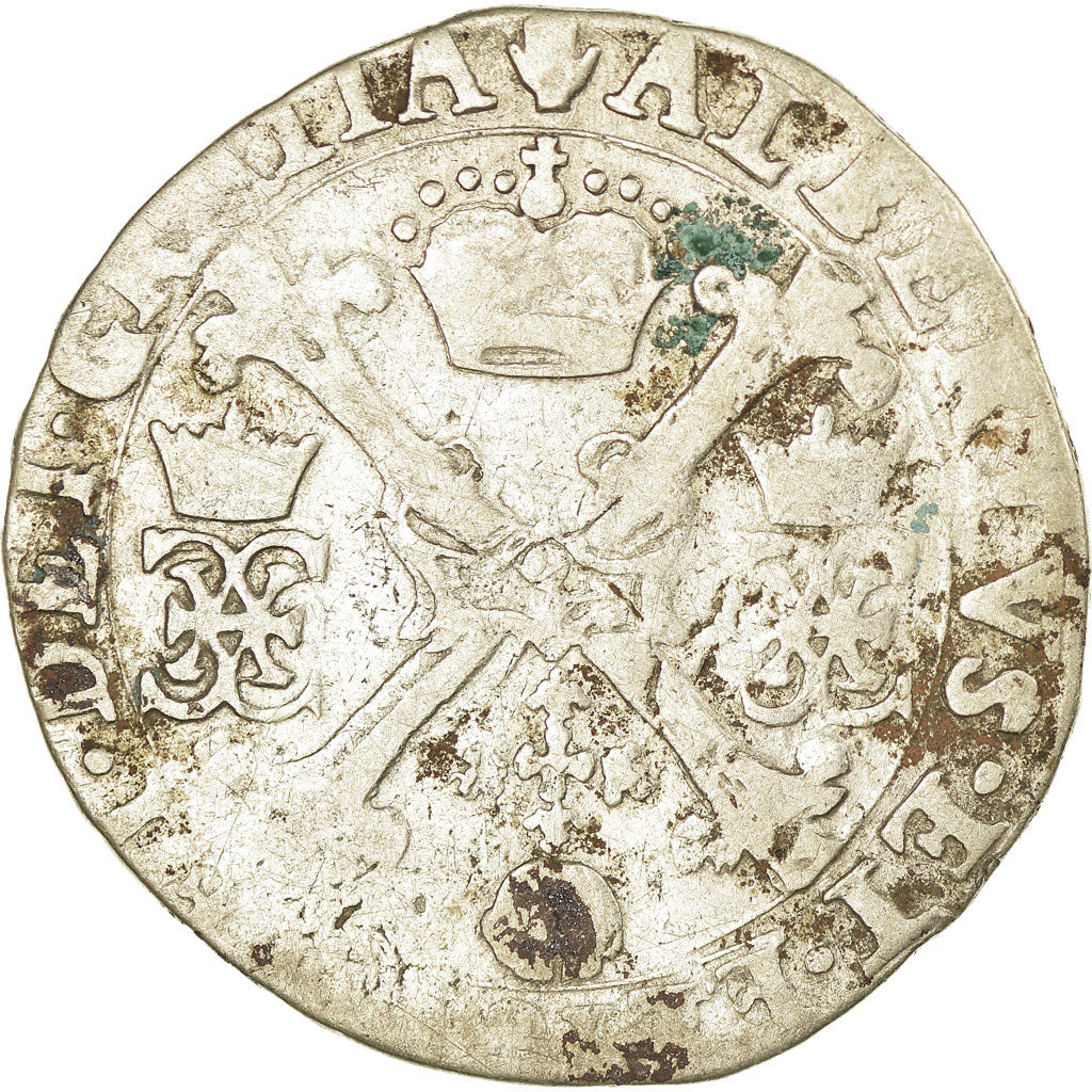 Coin, AUSTRIAN NETHERLANDS, Albert & Isabella, 1/4 Patagon, Anvers, VF(30-35)