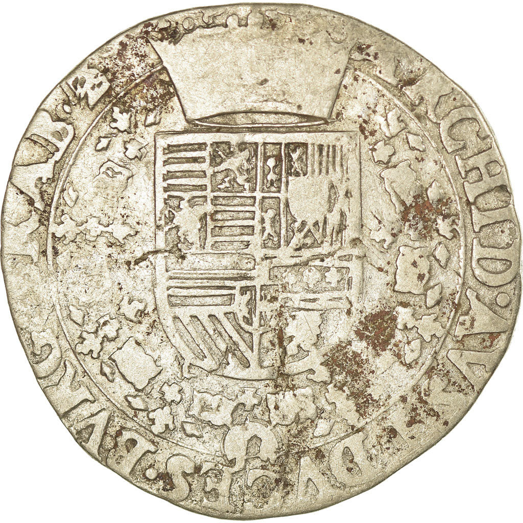 Coin, AUSTRIAN NETHERLANDS, Albert & Isabella, 1/4 Patagon, Anvers, VF(30-35)