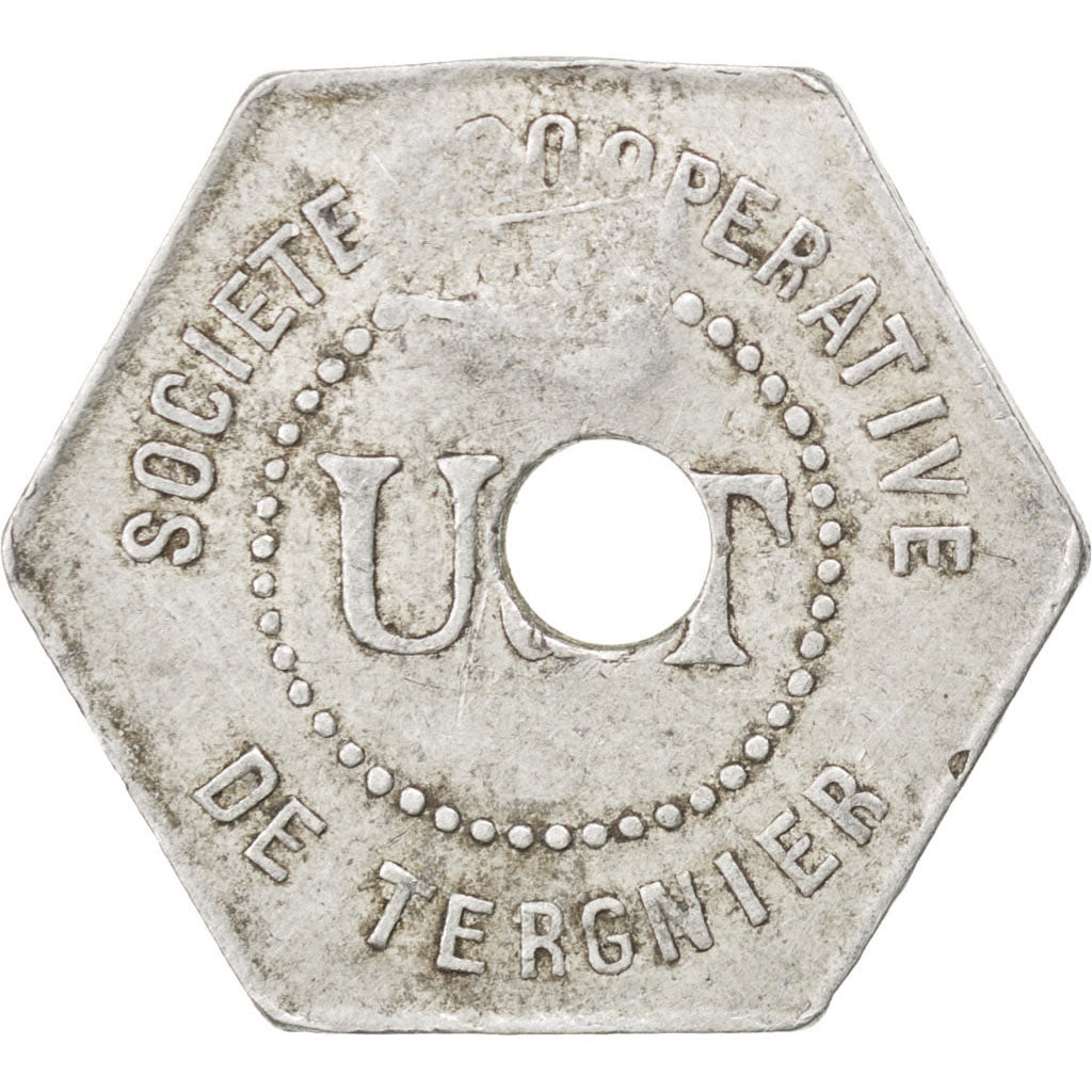 Tergnier, Union des Travailleurs, 2 Kilos, contremarqué, Elie 20.3