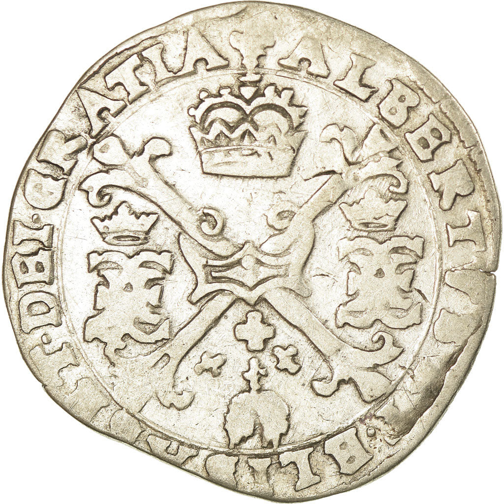 Coin, Belgium, Flanders, Albert & Isabella, Albert et Isabelle (1598-1621), 1/4