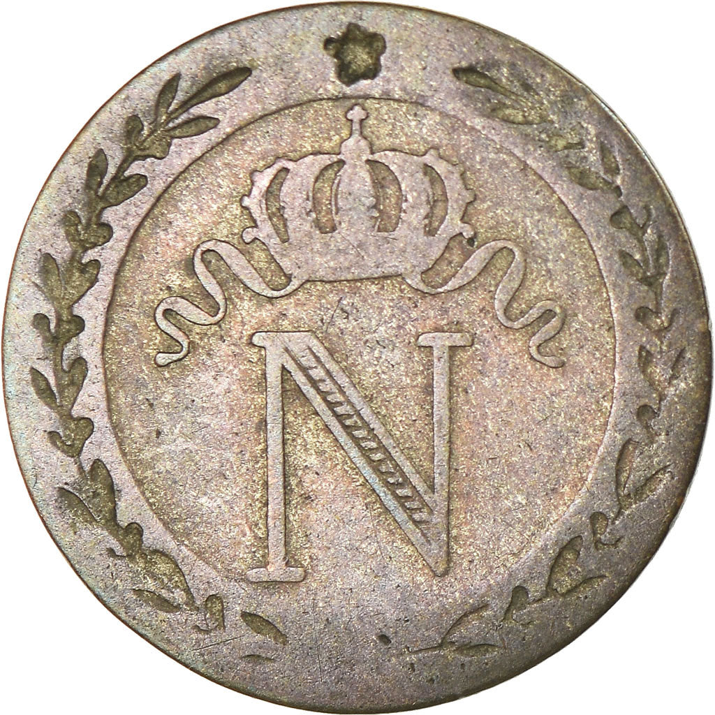 Coin, France, Napoléon I, 10 Centimes, 1808, Paris, VF(30-35), Billon