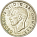 Coin, Great Britain, George VI, 1/2 Crown, 1945, EF(40-45), Silver, KM:856