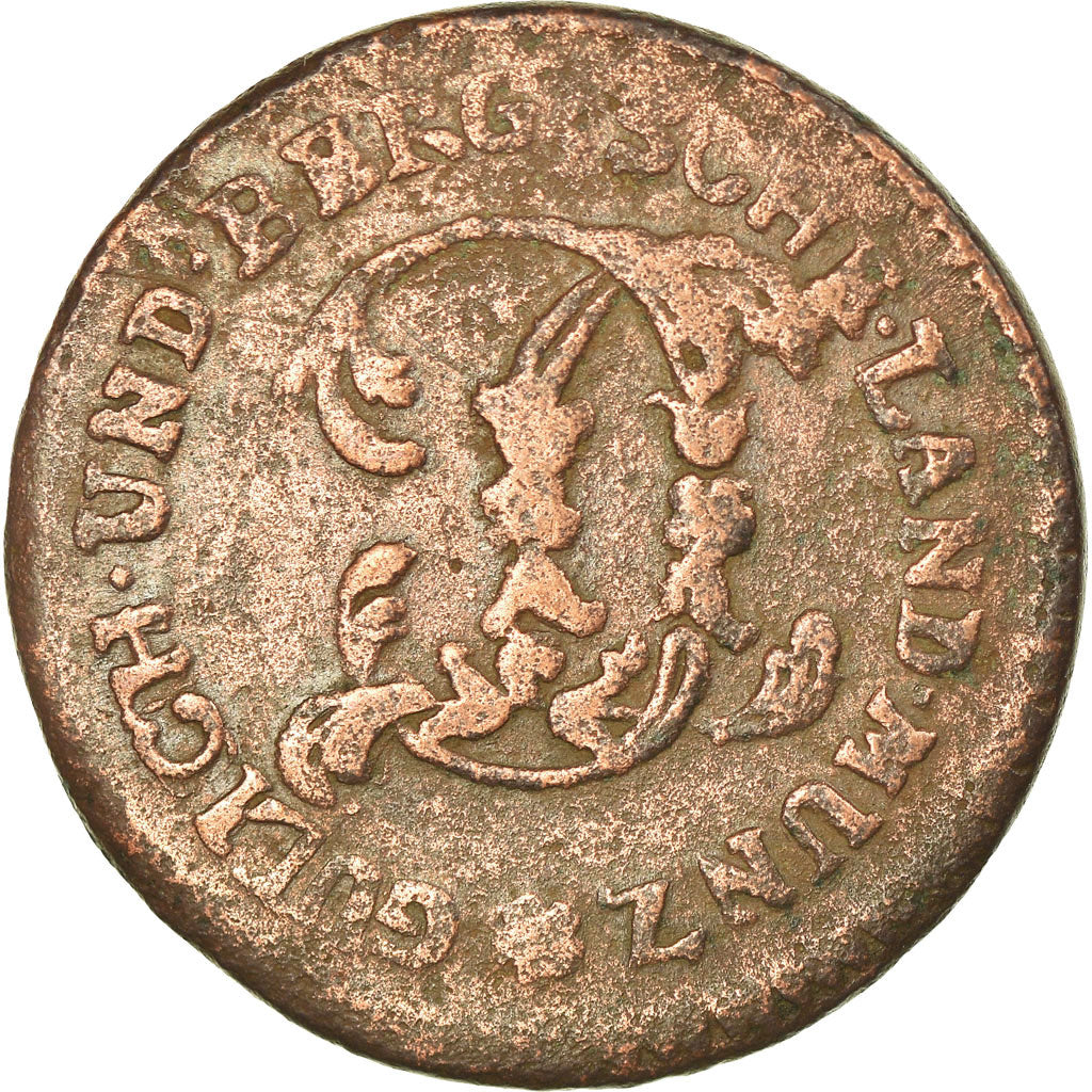 Coin, German States, JULICH-BERG, Karl Theodor, 1/2 Stüber, 1790, G(4-6)