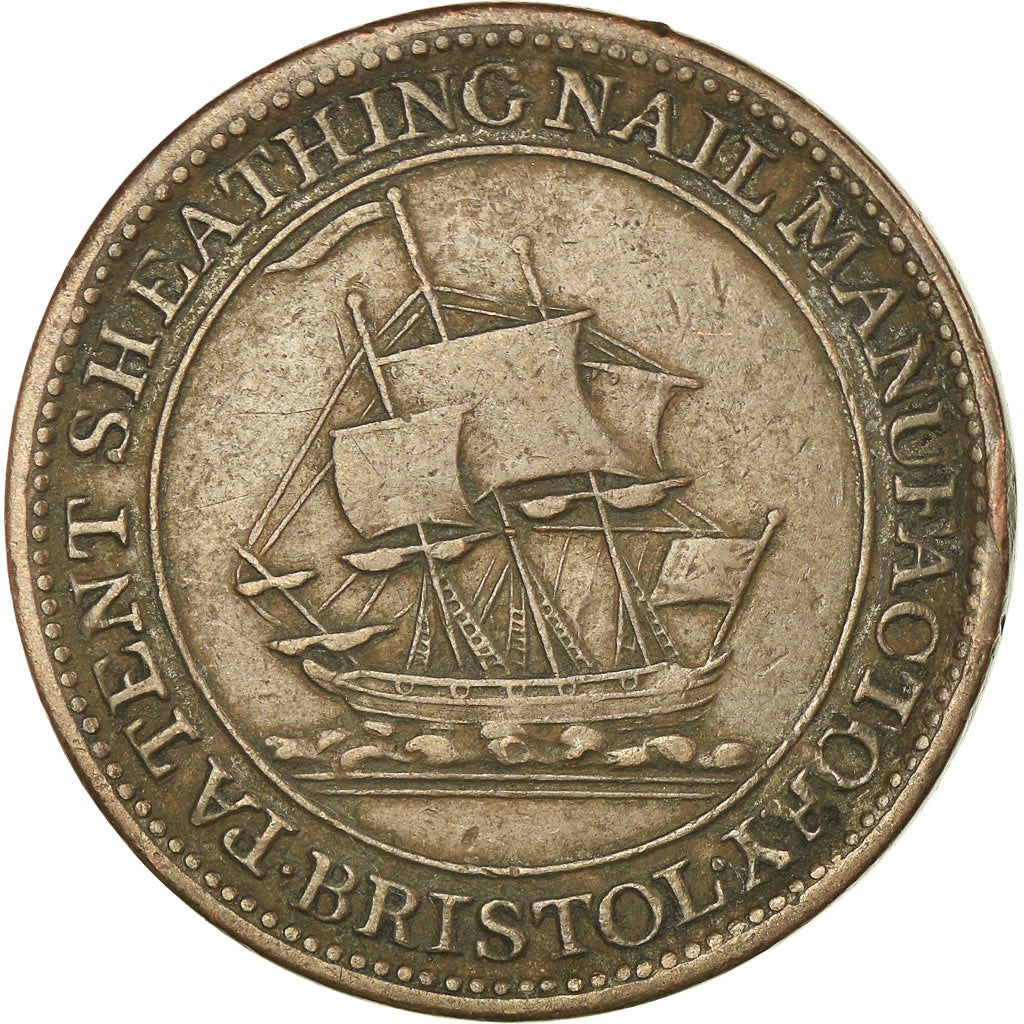 Groot Bretagne, Halfpenny Token, 1811, ZF, Koper