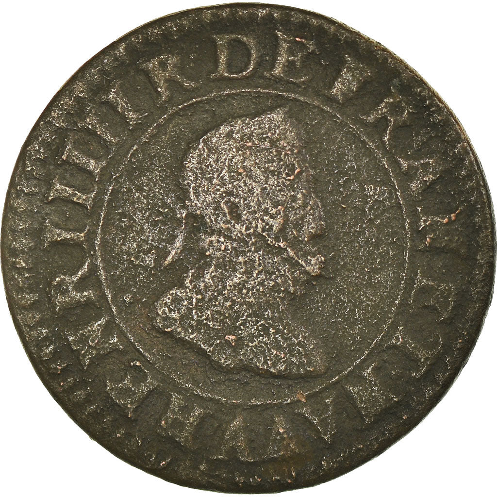 Francia, Double Tournois, 1599, Paris, MB, Rame, CGKL:222