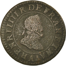 Francia, Double Tournois, 1599, Paris, MB, Rame, CGKL:222