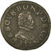Monnaie, France, CHÂTEAU-REGNAULT, Double Tournois, Paris, TB+, Cuivre