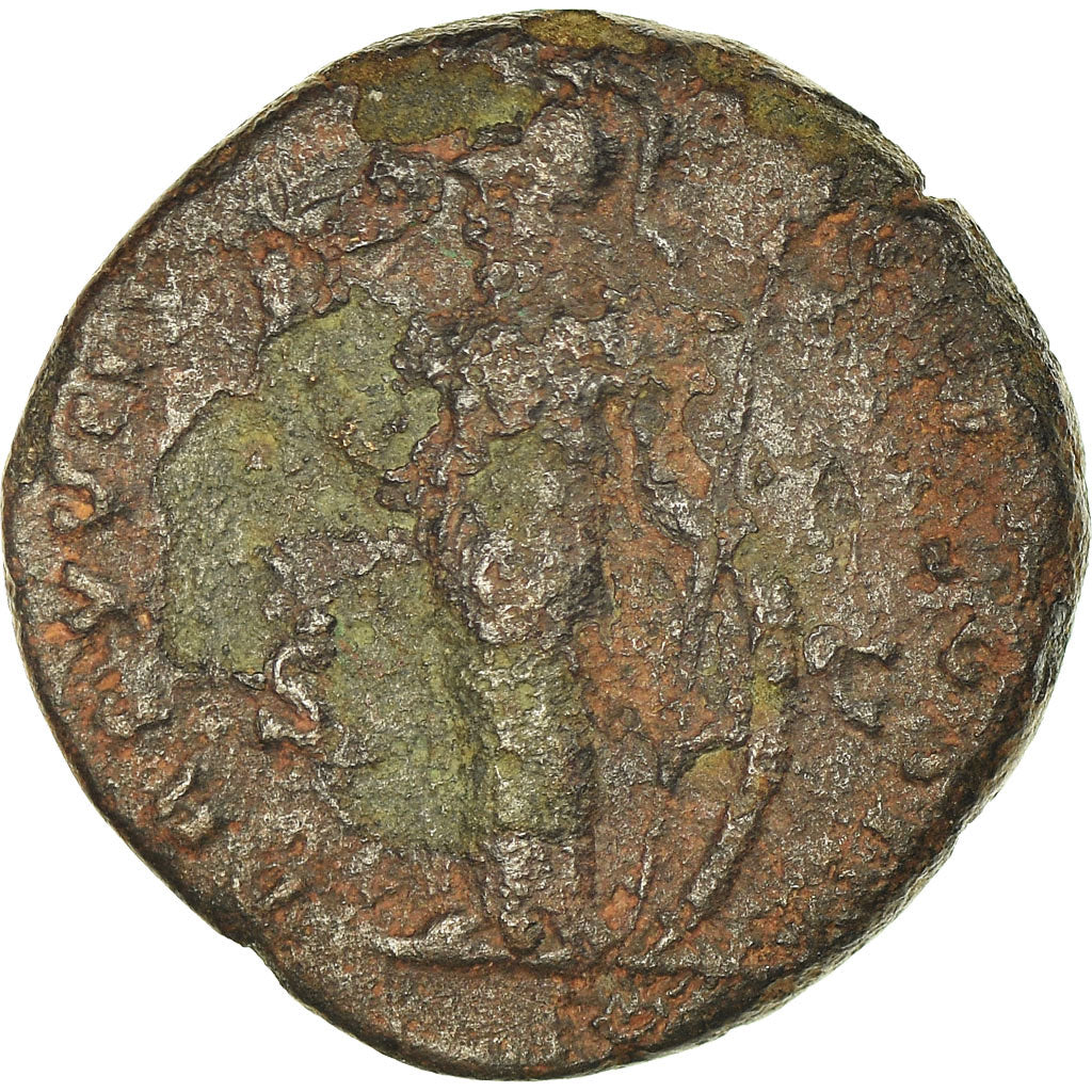 Coin, Marcus Aurelius, Dupondius, 164, Rome, VF(20-25), Bronze