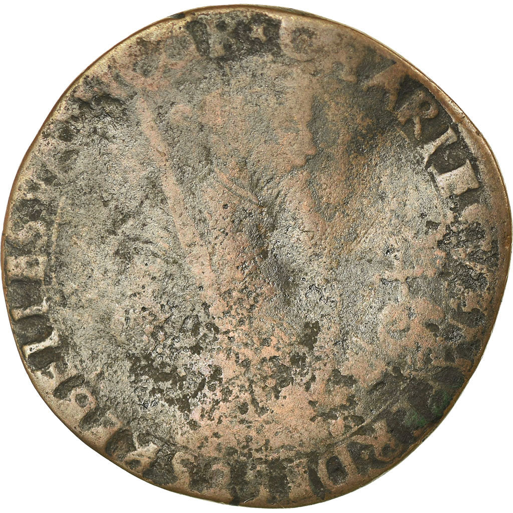 Spanish Netherlands, Token, Chambre des Comptes, Charles Quint, F(12-15), Copper