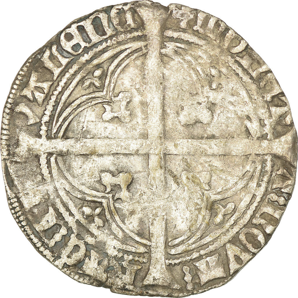 Munten, Frankrijk, Hainaut, Guillaume IV, Plaque, Valenciennes, FR+, Zilver